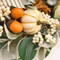 20'' Fall Wreath with Lights, Eucalyptus Pumpkins Autumn Wreaths